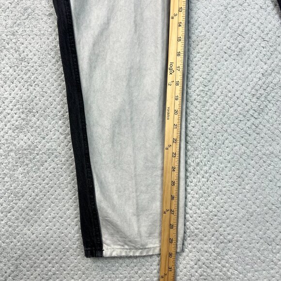 Vintage Guess Womens Jeans 1981 High Waisted Two Tone Black White Y2K Denim READ - Picture 12 of 16